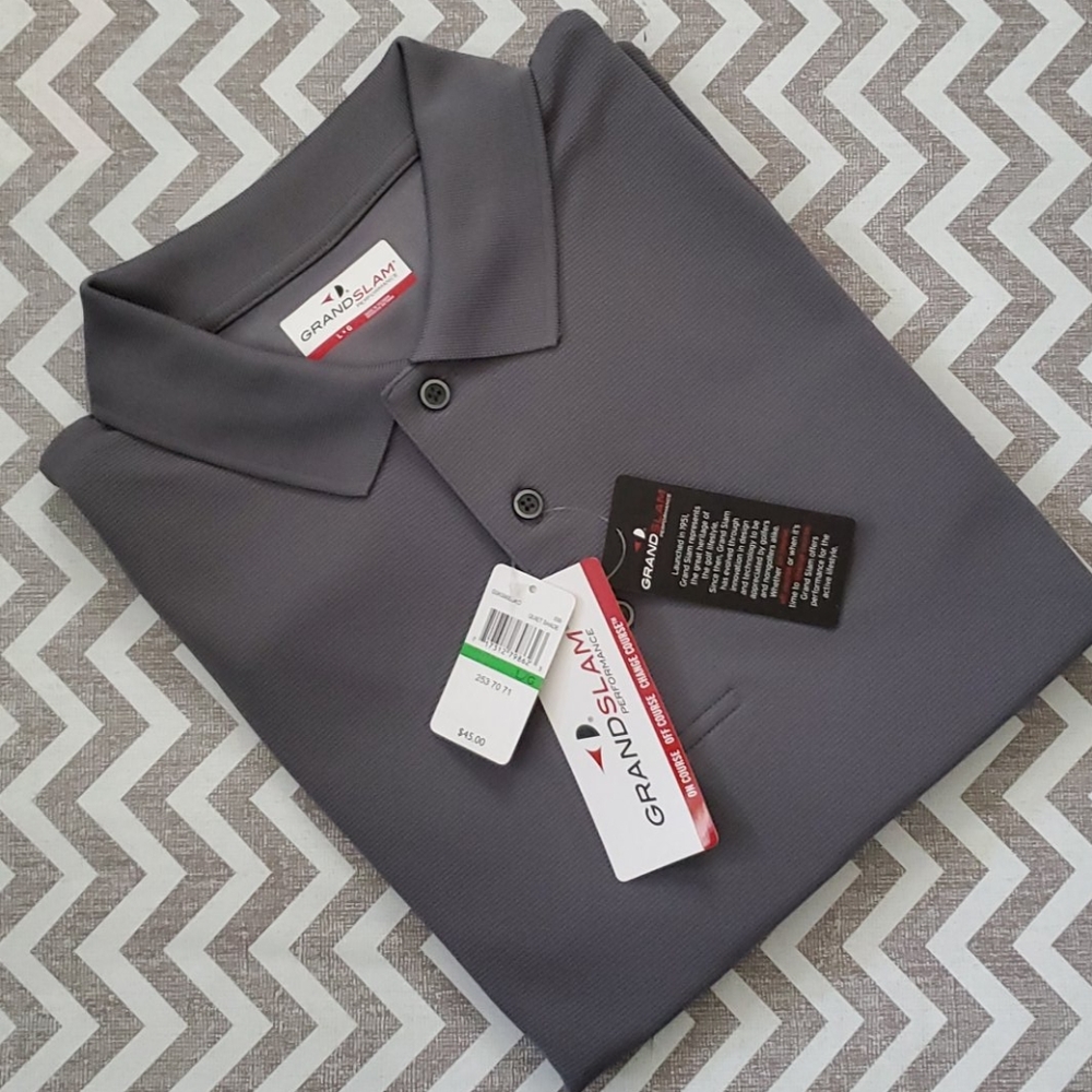 NWT! Grandslam Golf Shirt! - Picture 2 of 6